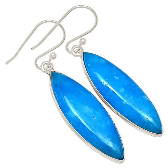 92.5 Sterling Silver Hemimorphite Earring s