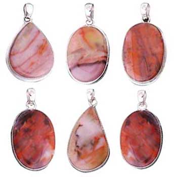 925 sterling silver Wholesale selected gemstone Pendants 100 Grams Lot