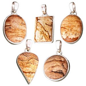 Natural Mixed Gemstone Pendants Wholesale Lot 100 gram