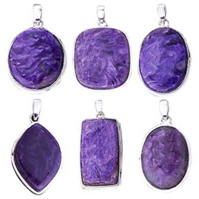 New Gemstone Pendants Selection 100 Grams Wholesale Silver Jewelry Lot