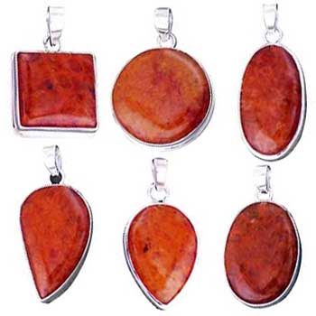 Charming Natural Mixed Gemstone Pendants Wholesale Lot 100 gram